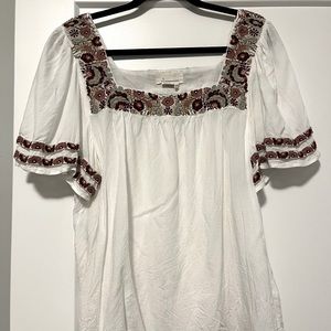 Flowy Anthropologie top